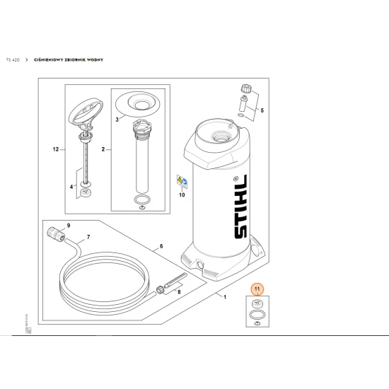 STIHL   Zestaw uszczelek 0000 007 160